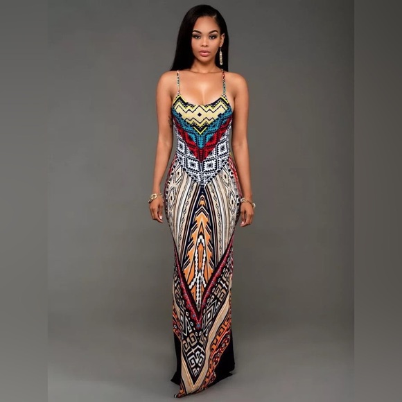 Fashion Nova Dresses & Skirts - Fashion Nova South of the Border Maxi Dress